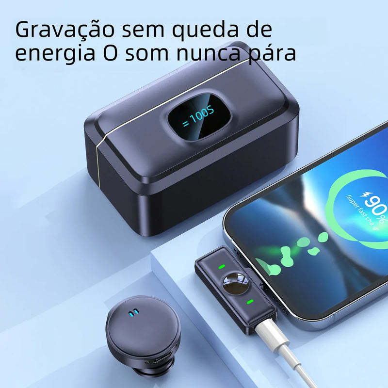 Microfone Sem Fio ClipPro